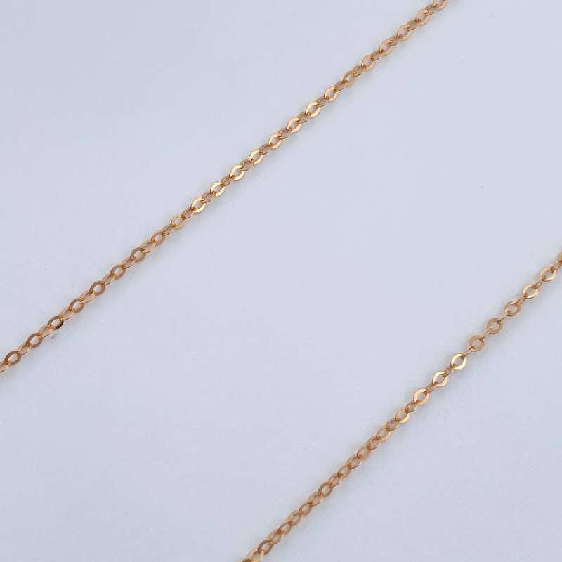 Set Cadena y Dije Aro Seguido + Cruz Cristo 1.35gr / Oro Amarillo 18K (Oferta) $