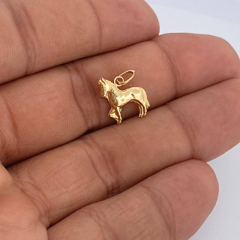 Dije Caballo 0.45gr / 1.5cm / Oro Amarillo 18K &