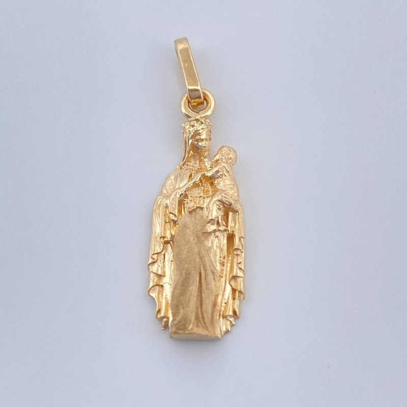 Dije Virgen Del Carmen 2.35gr / 2.9cm / Oro Amarillo 18K &