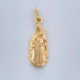 Dije Virgen Del Carmen 2.35gr / 2.9cm / Oro Amarillo 18K &