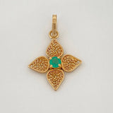 Dije Flor 0.75 g / 2 cm Oro Amarillo 18K