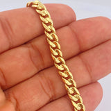 Pulso Cubana 6.1gr / 20.6cm / Oro Amarillo +1 14K Italy $