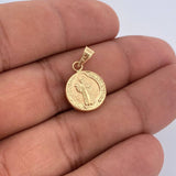 Dije San Benito 0.85gr / 2.2cm / Oro Amarillo 18K &