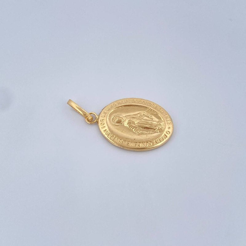 Dije Virgen Milagrosa 0.85gr / 2.5cm / Oro Amarillo 18K &