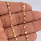 Cadena Garibaldi 4.4gr / 60.8cm / Oro Amarillo +3 18K &