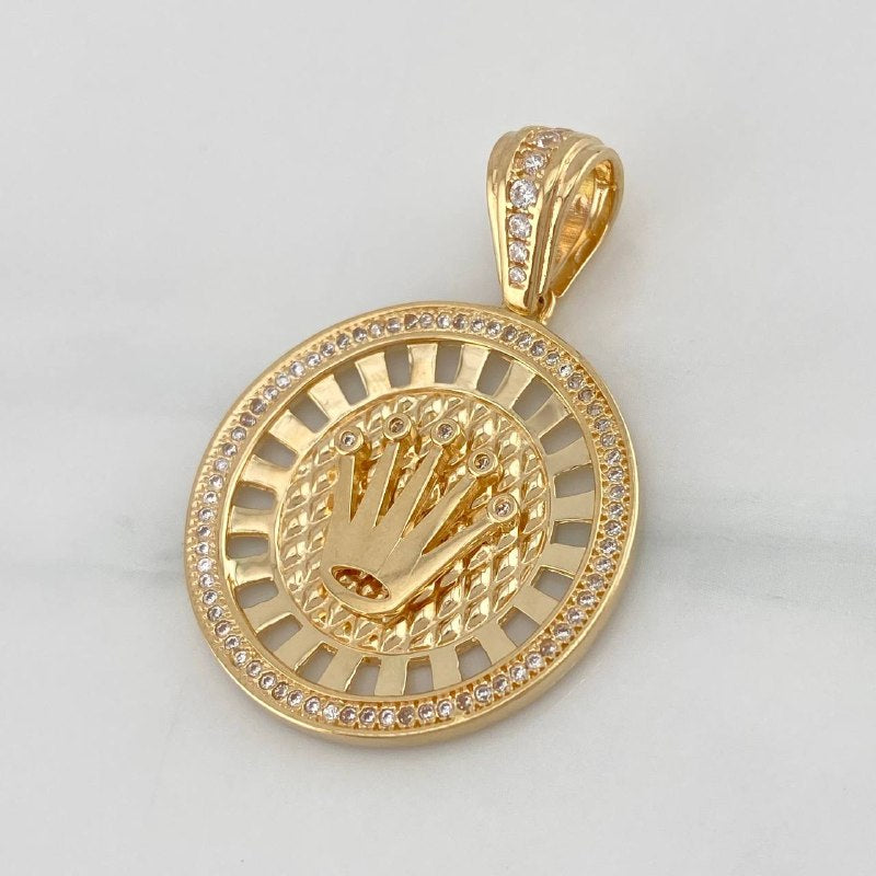 Dije Corona 9.15 g / 4 cm Oro Amarillo 18K