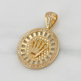 Dije Corona 9.15 g / 4 cm Oro Amarillo 18K