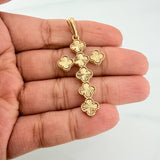 Dije Cruz Trebol 4.9 g / 5.9 cm Oro Amarillo 18K