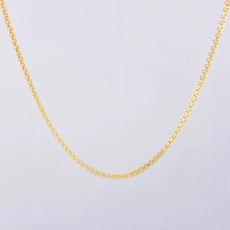 Cadena China 1.85g / 45cm / 0.6mm Oro Amarillo 18K