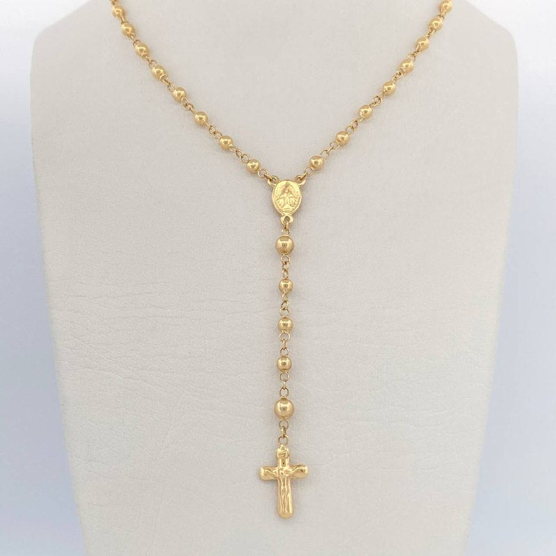 Rosario Virgen Milagrosa 6gr / 49.5cm / Oro Amarillo 18K &