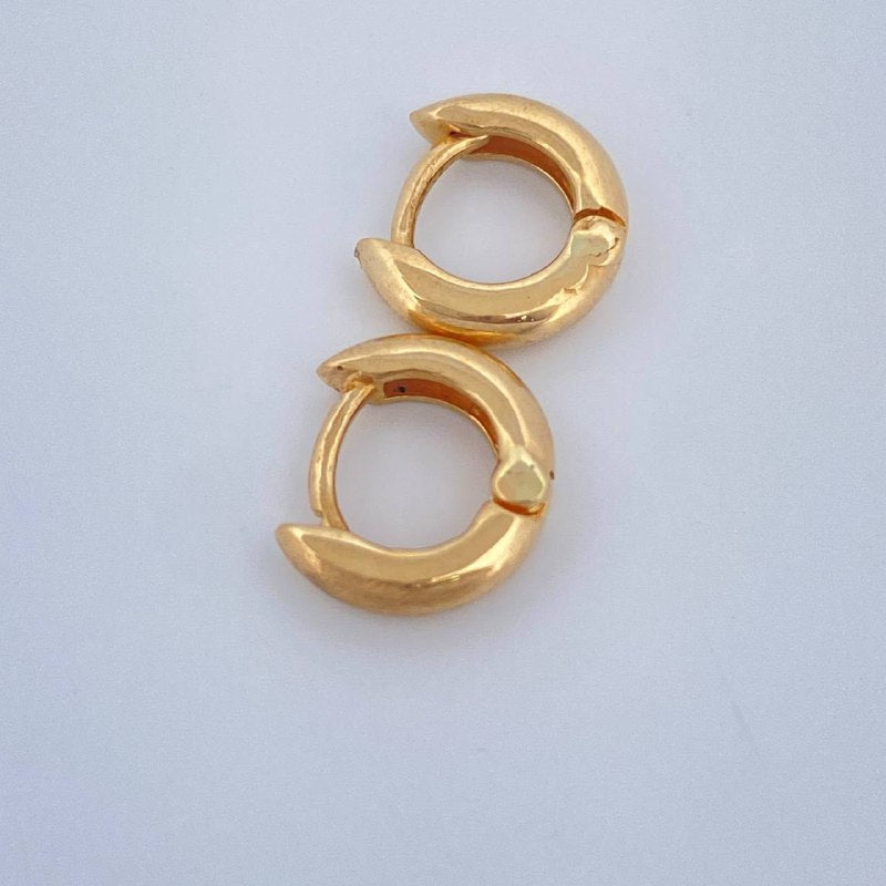 Candongas Lia 1.5gr / 0.9cm / Oro Amarillo 18K $