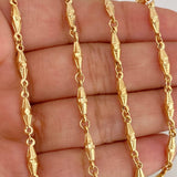Cadena Rustica Dubai 9.7 g / 51.5 cm / 3 mm Oro Amarillo 18K