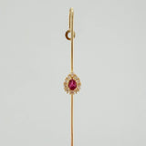 Piercing Industrial 2.25 g / 1 cm Oro Amarillo 18K
