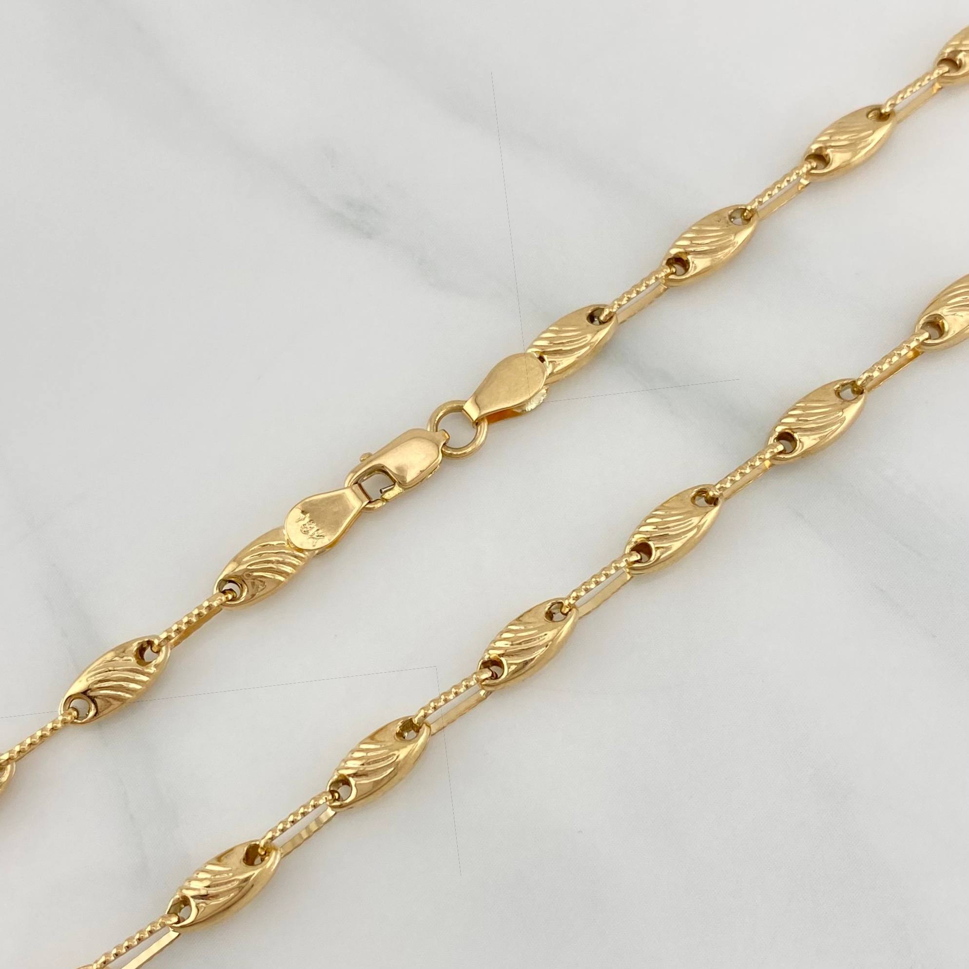 Cadena Rustica Paris 10.45 g / 60 cm / 3.5 mm Oro Amarillo 18K