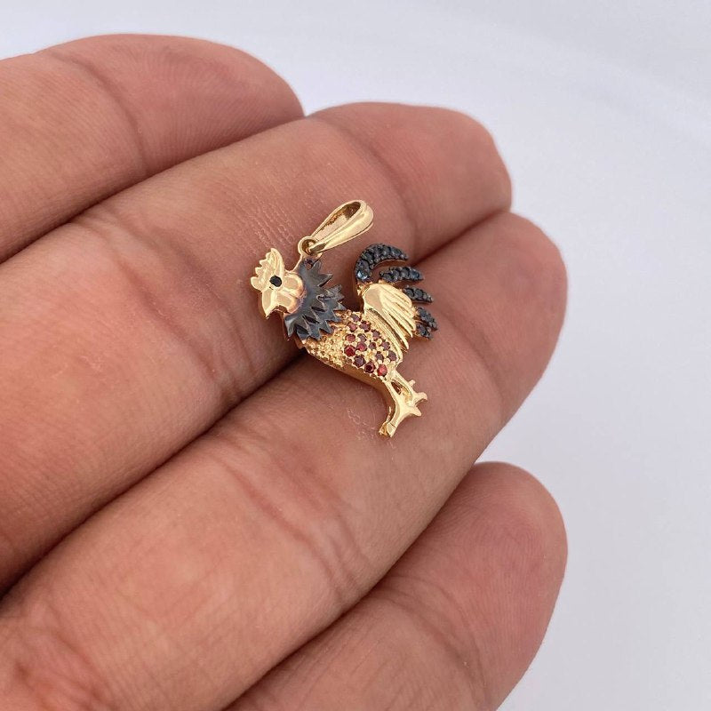 Dije Gallo 2.1gr / 2.5cm / Oro 18K &