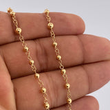 Rosario Virgen Milagrosa 6.05gr / 49.5cm / Oro Amarillo 18K &