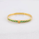 Anillo Churumbela Nudo 0.75g / T5 3/4 Oro Amarillo 18K