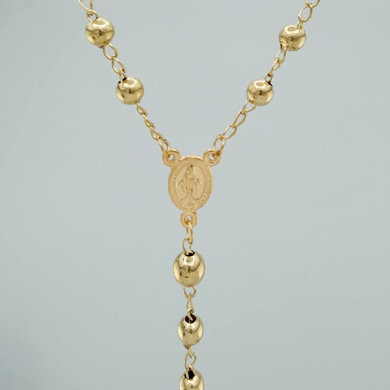 Rosario Virgen Milagrosa 10.55gr / 39.5cm / Oro Amarillo 18K %