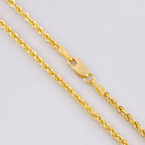 Cadena Lazo 3.1g / 50cm / 2.19mm Oro Amarillo 18K