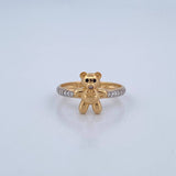 Anillo Oso Corbatin 2.35gr / T6 3/4 / Oro 18K $