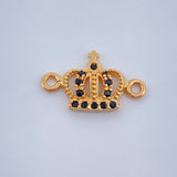 Herraje Corona 0.65gr / 1.5cm / Oro Amarillo 18K &