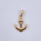 Dije Ancla 1.8gr / 2.7cm / Oro 18K &