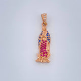 Dije Virgen Guadalupe 2.15gr / 2.8cm / Oro Rosa 18K $