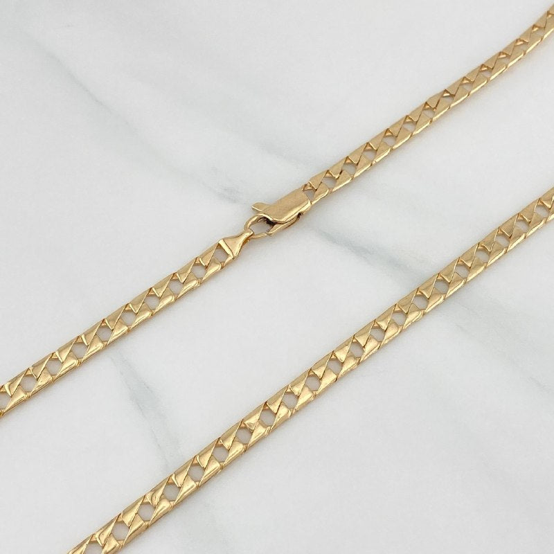 Cadena Panzer 28.1 g / 66.5 cm / 4 mm Oro Amarillo 18K