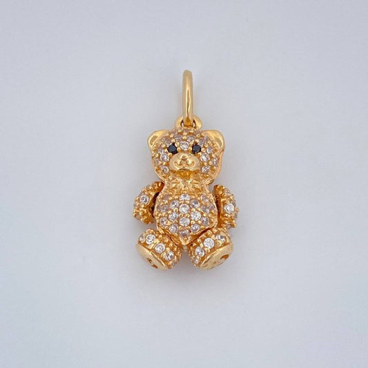 Dije Oso Articulado 2.65gr / 2cm / Oro Amarillo 18K $