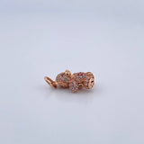 Dije Oso Articulado Corazon 2.6gr / 2cm / Oro 18K &