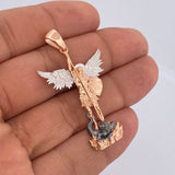 Dije San Miguel Arcángel 7.05gr / 5.3cm / Tres Oros 18K $