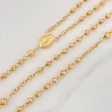 Rosario Milagrosa 12.35 g / 38.5 cm / 4 mm Oro Amarillo 18K