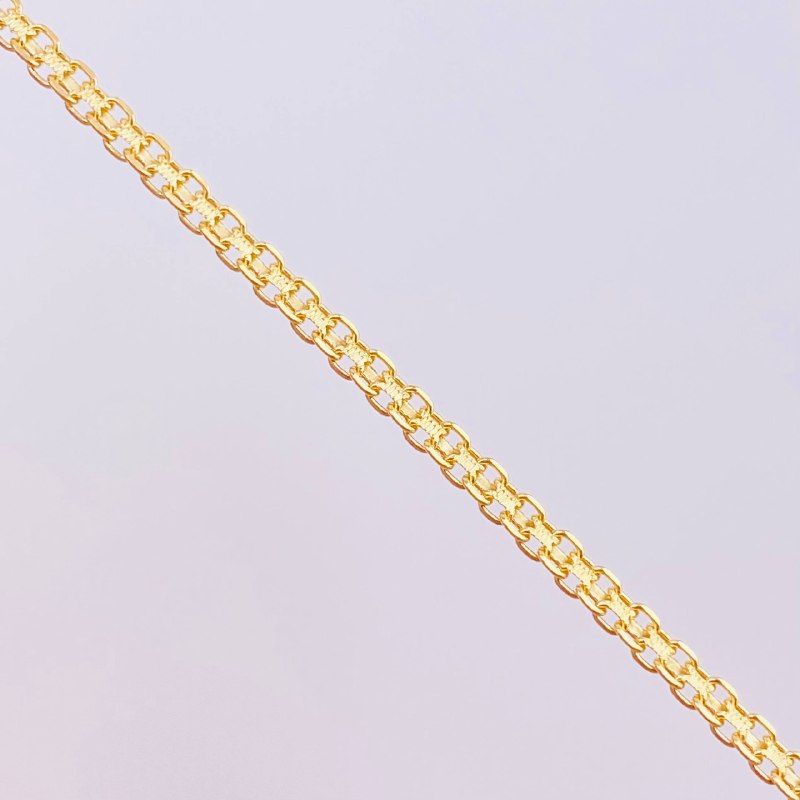 Cadena China 2.7g / 45cm / 2.2mm Oro Amarillo 18K