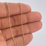 Cadena Singapur 0.8gr / 39.8cm / Oro Amarillo +3 18K &