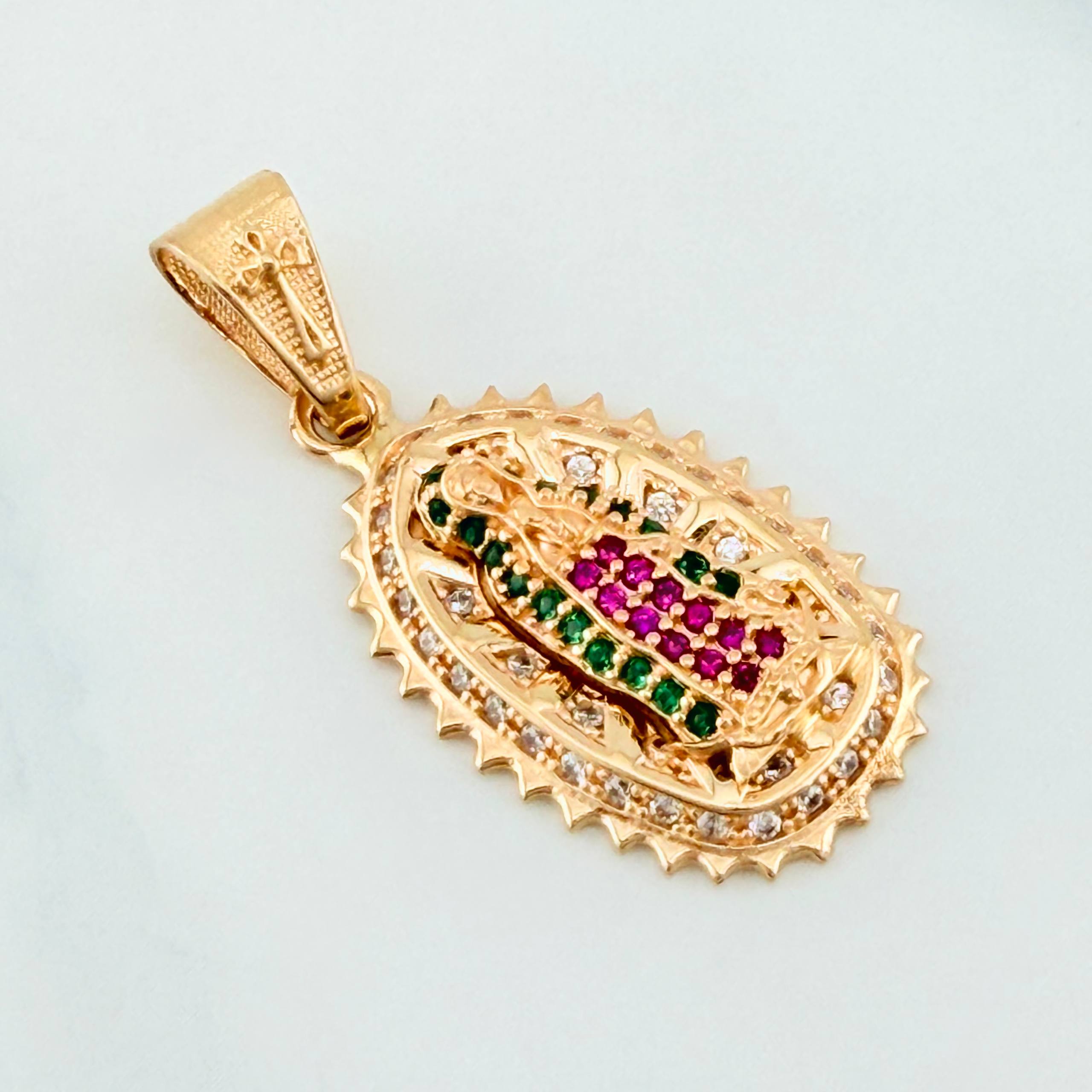 Dije Virgen De Guadalupe 3.25 g / 3.3 cm Oro Amarillo 18K