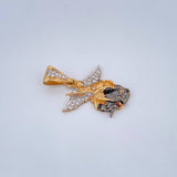 Dije San Miguel Arcángel 2.85gr / 2.8cm / Tres Oros 18K $