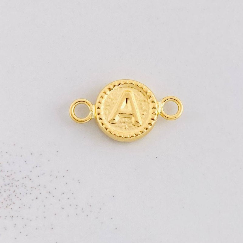 Herraje Circulo Letra A 0.4g / 1.5cm Oro Amarillo 18K