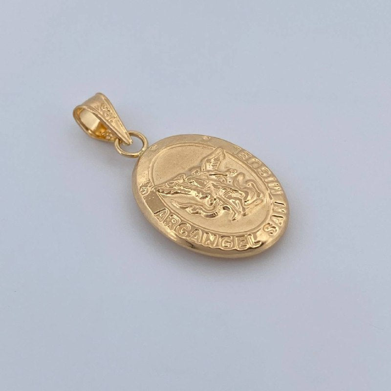 Dije San Miguel 1.15gr / 2.7cm / Oro Amarillo 18K &