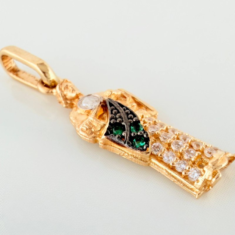 Dije San Judas 1.15 g / 2.5 cm Tres Oros 18K