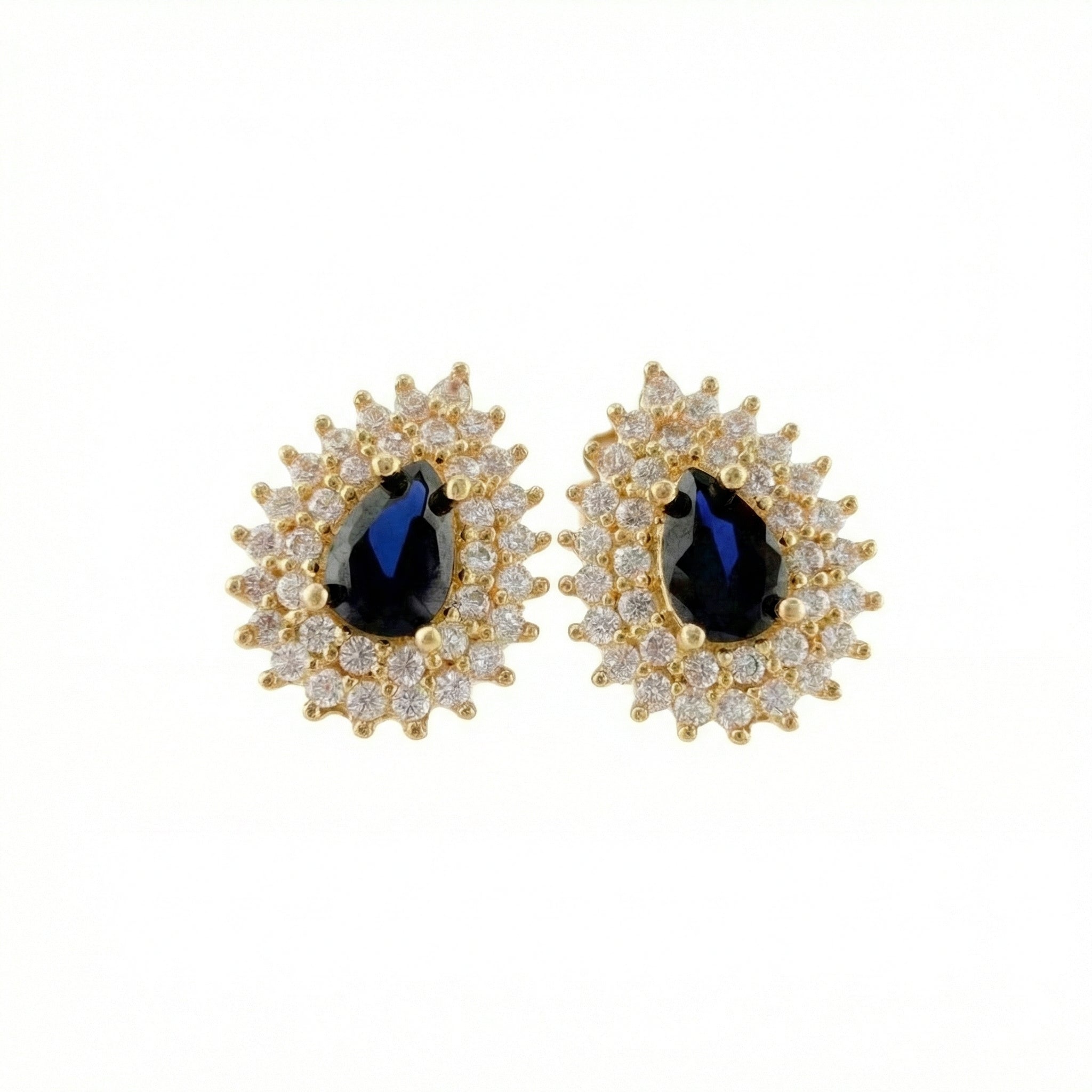 Topos Halo Gota 3.5gr / 13mm Oro Amarillo 18K