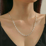 Cadena Flor Espejo 4.8gr / 50cm / 3.4mm Plata 925