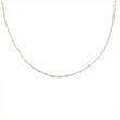 Cadena Flor Espejo 3.4gr / 70cm / 2mm Plata 925 *