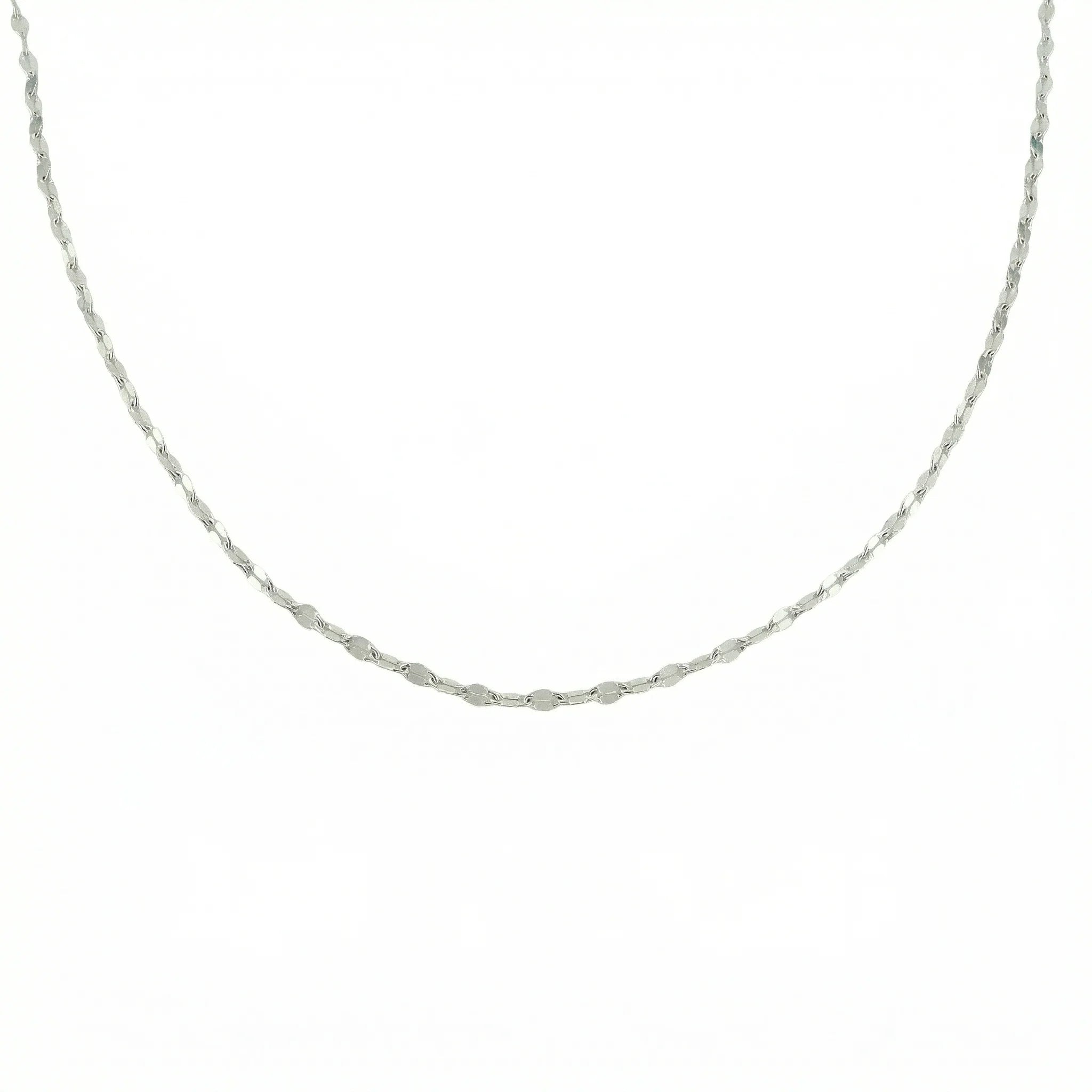 Cadena Flor De Espejo 3.3 g / 70 cm / 2.05 mm Plata 925