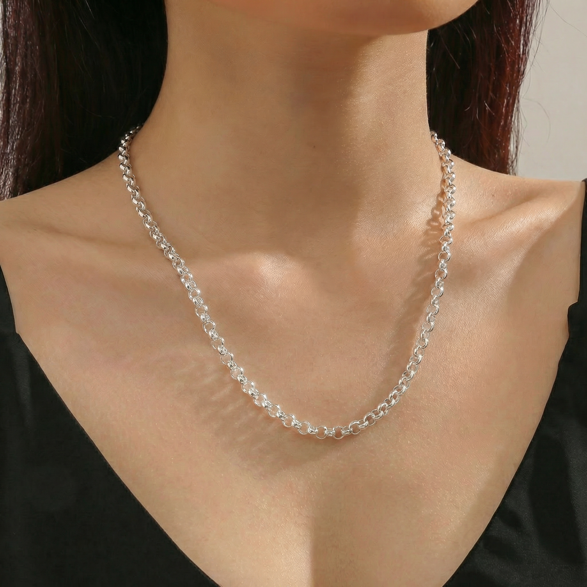 Cadena Roll On 11.1gr / 50cm / 5.3mm Plata 925 ©