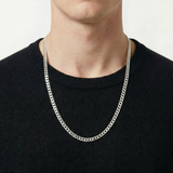 Cadena Cubana 14.55gr / 65cm / 5.1mm Plata 925 ©