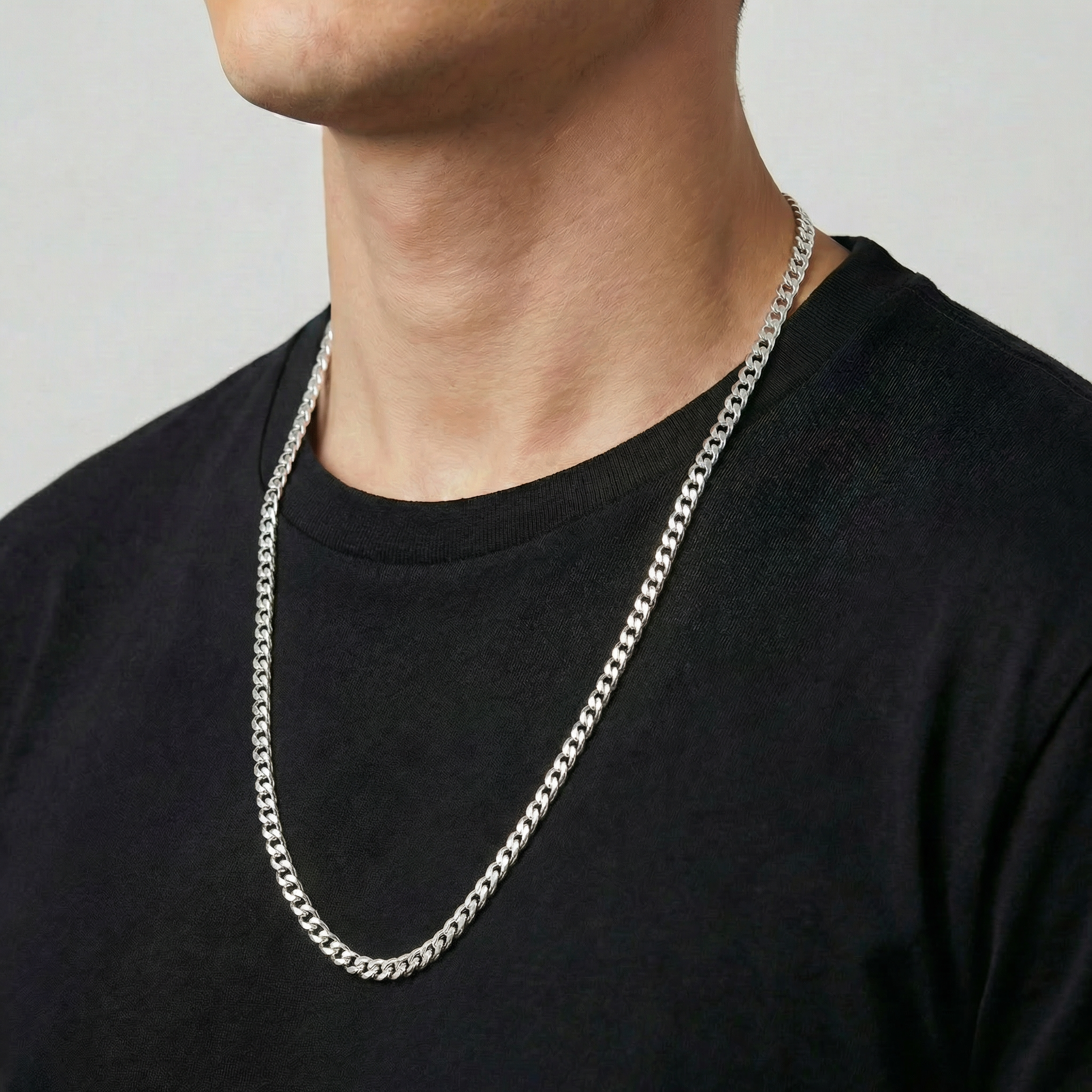 Cadena Cubana 15.95gr / 70cm / 4.6mm Plata 925