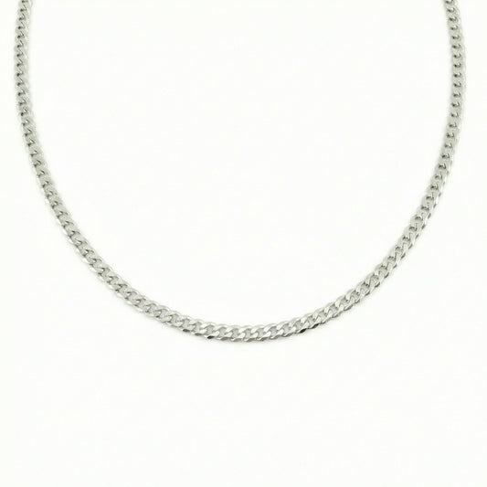 Cadena Cubana 14.95gr / 65cm / 4.5mm Plata 925