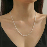 Cadena Lazo 6.65gr / 50cm / 2mm Plata 925
