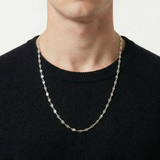 Cadena Flor Espejo 5.65gr / 60cm / 3.2mm Plata 925 *