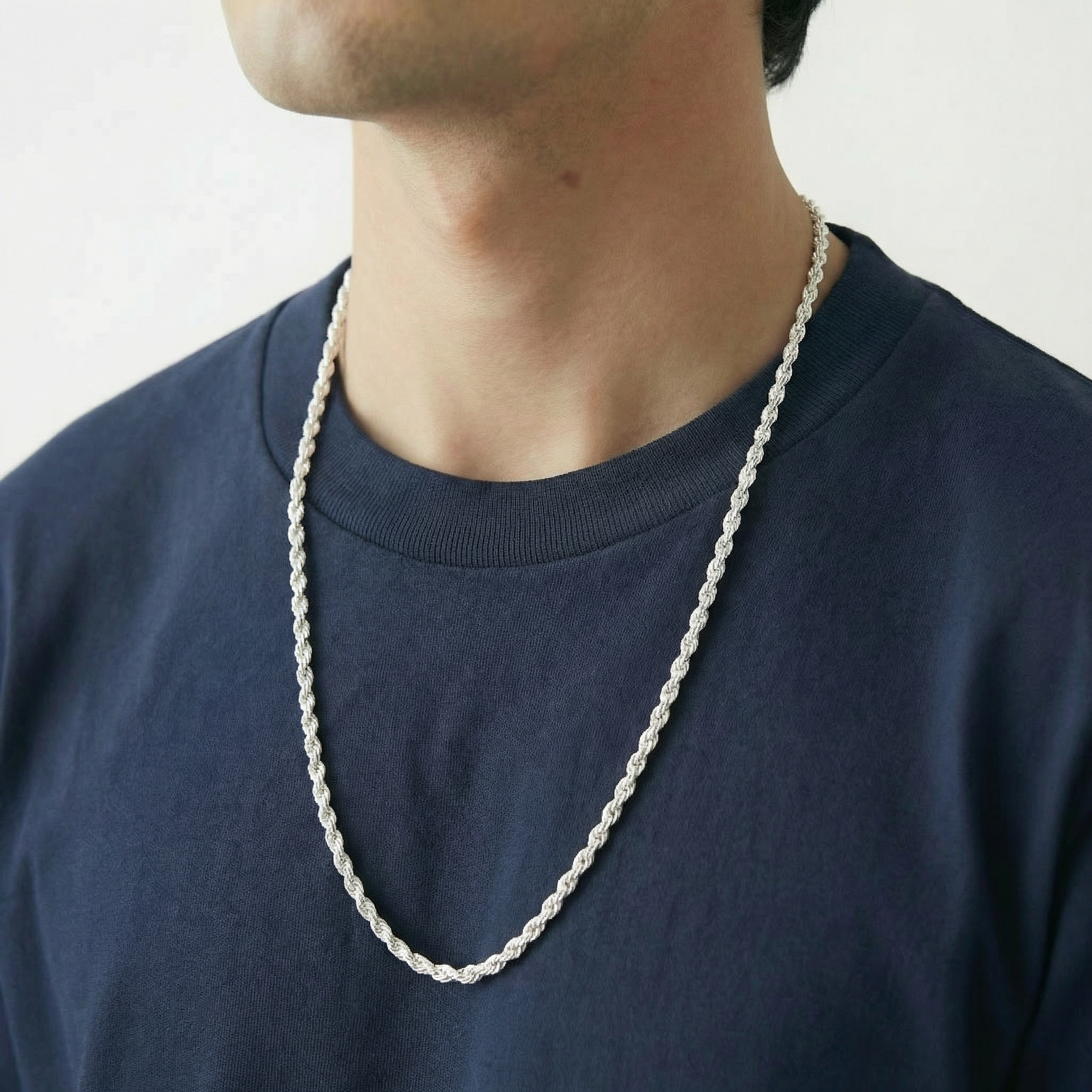 Cadena Lazo 33.15gr / 70cm / 4mm Plata 925